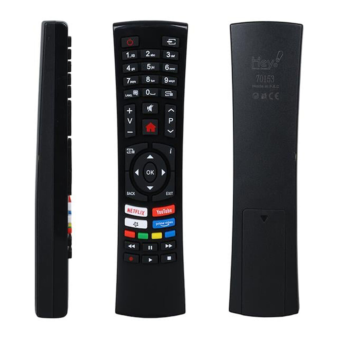 Hey Küçük Kalıp Ct-8528 Netflix Youtube Rakuten Tv Tuşlu Lcd Led Tv Kumanda