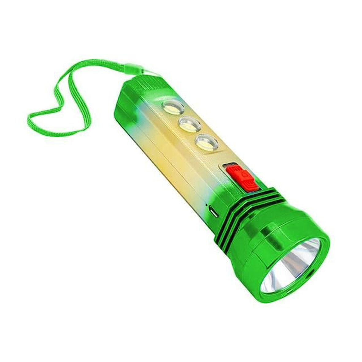 Tb33 1+3 Ledli İki Çalışma Modlu Şarjlı El Feneri