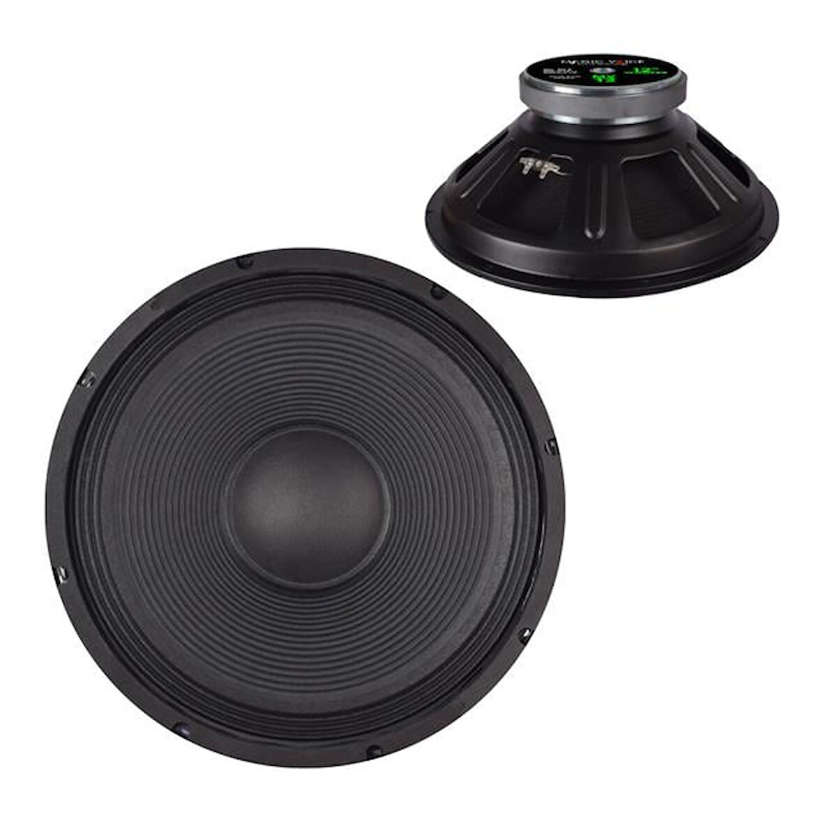 Magicvoice Mv-12 Maks.600 Watt / Rms 300 Watt 12” Siyah 30 Cm Woofer Yedek Hoparlör