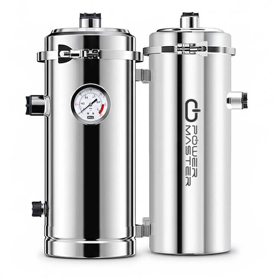 Pm-28652 Ana Hat Su Arıtma Sistemi 3.000 L/Saat Paslanmaz Çelik Gövdeli Yıkanabilir Uf-Pvdf Filtreli