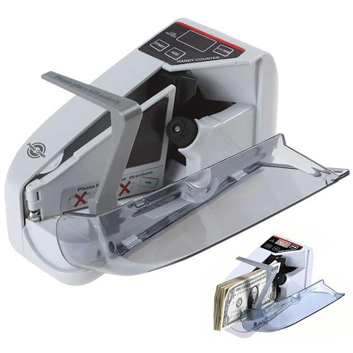 Pm-27184 Taşınabilir Dc 5V Mini Uv Işık Para Sayma Ve Kontrol Makinesi