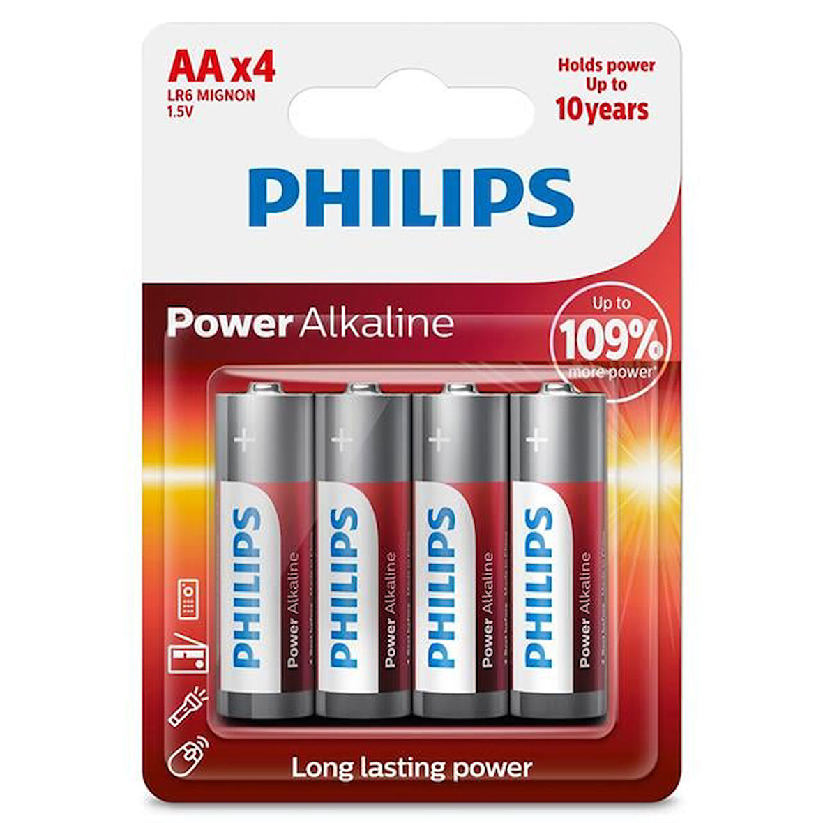 Power Alkaline Aa Lr6 1.5V Kalem Pil 4'Lü Paket (Lr6P4B/10)