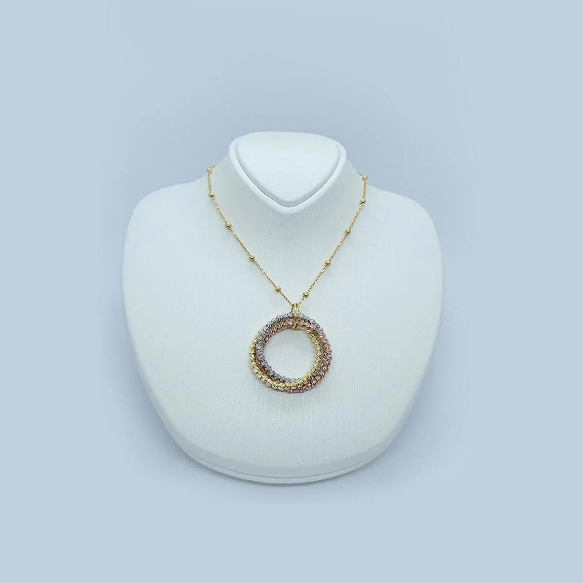 Üç Renk Dorika Toplu Kolye