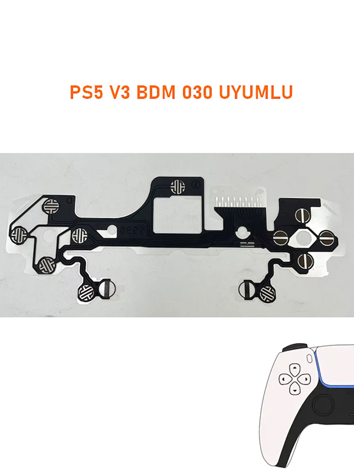 PS5 V3 BDM 030 Kollar İle Uyumlu İç Film Flex