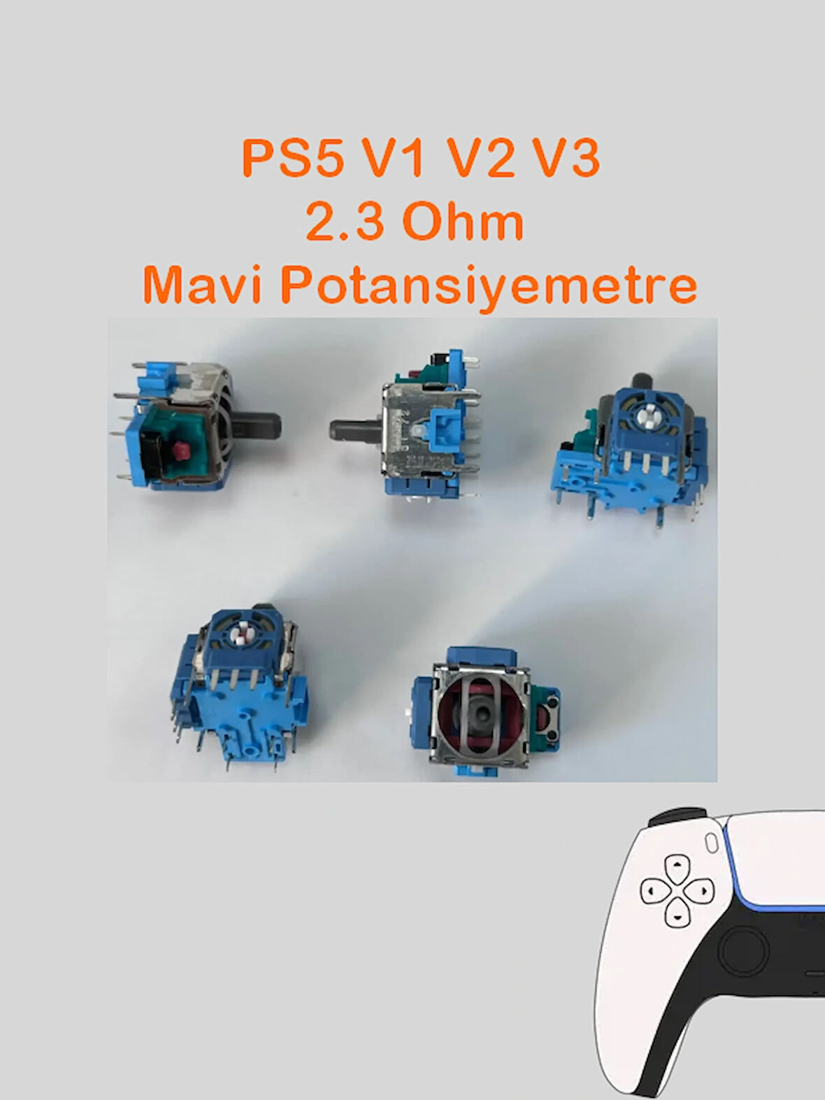 Ps5 Analog Motoru Mavi Renk Kaliteli Ürün