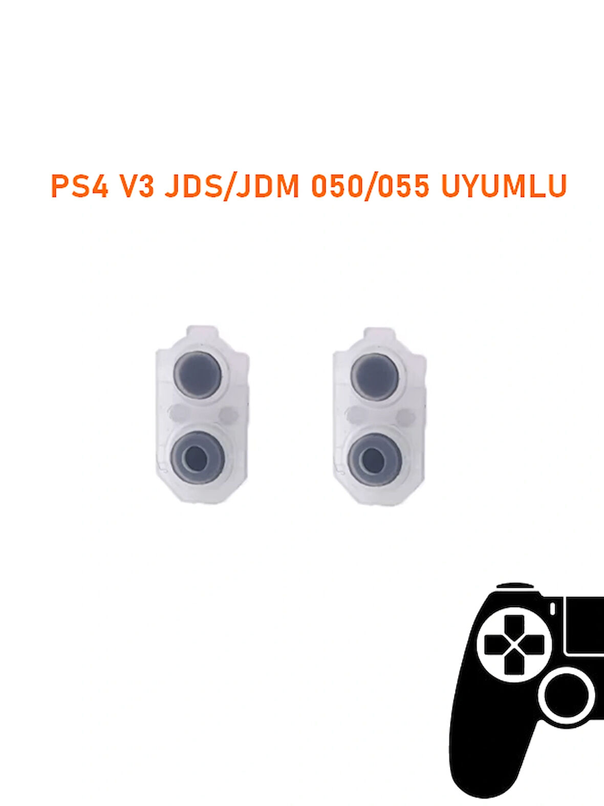 PS4 V3 JDS JDM 050 055 KOLLAR İLE UYUMLU L R L1 L2 R1 R2 LASTİK TAKIMI