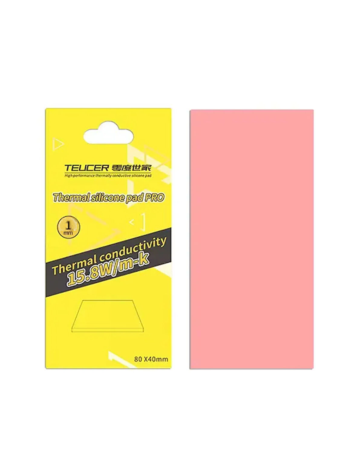 1 adet TEUCER 600 Termal Ped, CPU 80*40*1mm 15.8W/Mk