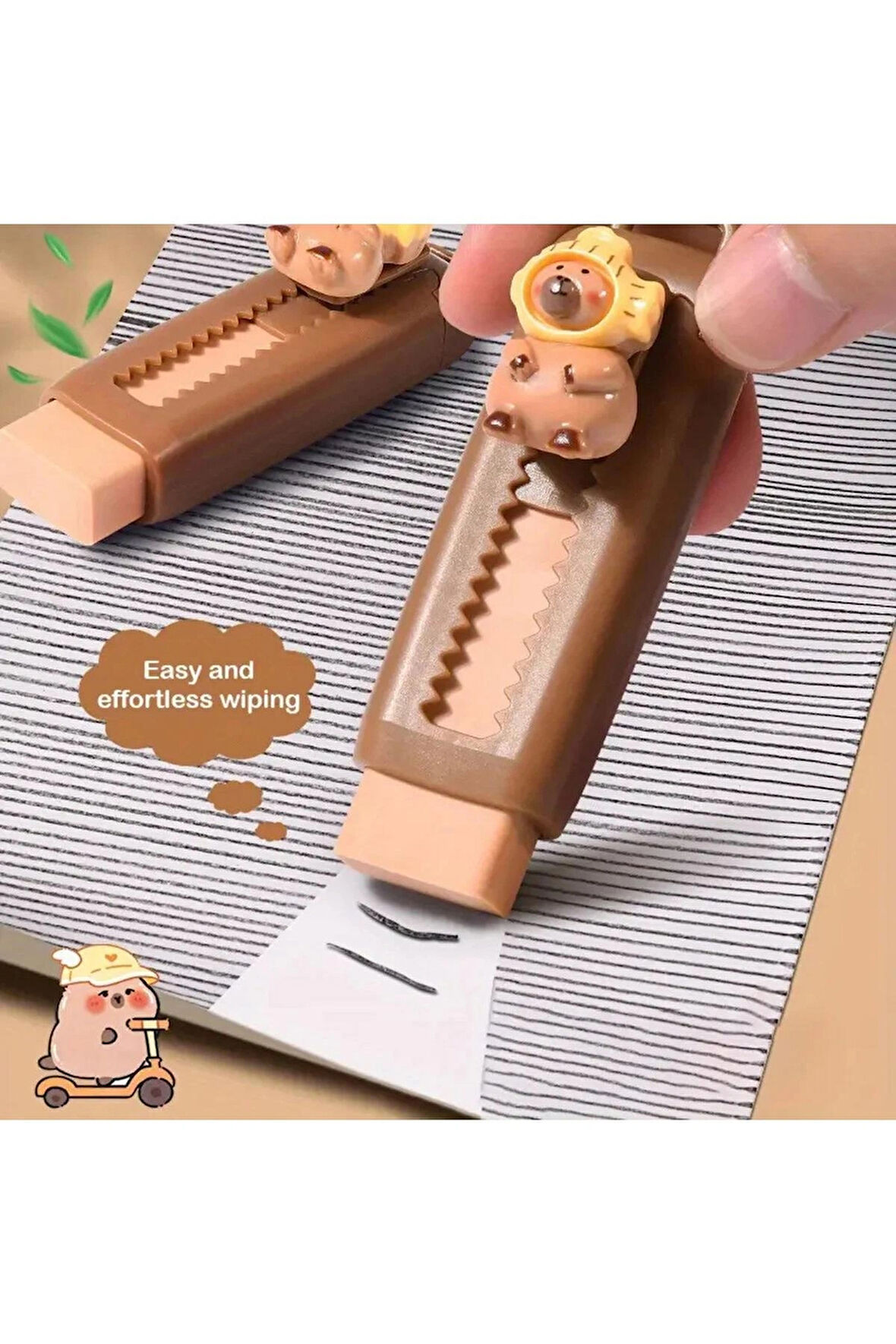 Capybara Silgi - Capybara Kaydırmalı Silgi