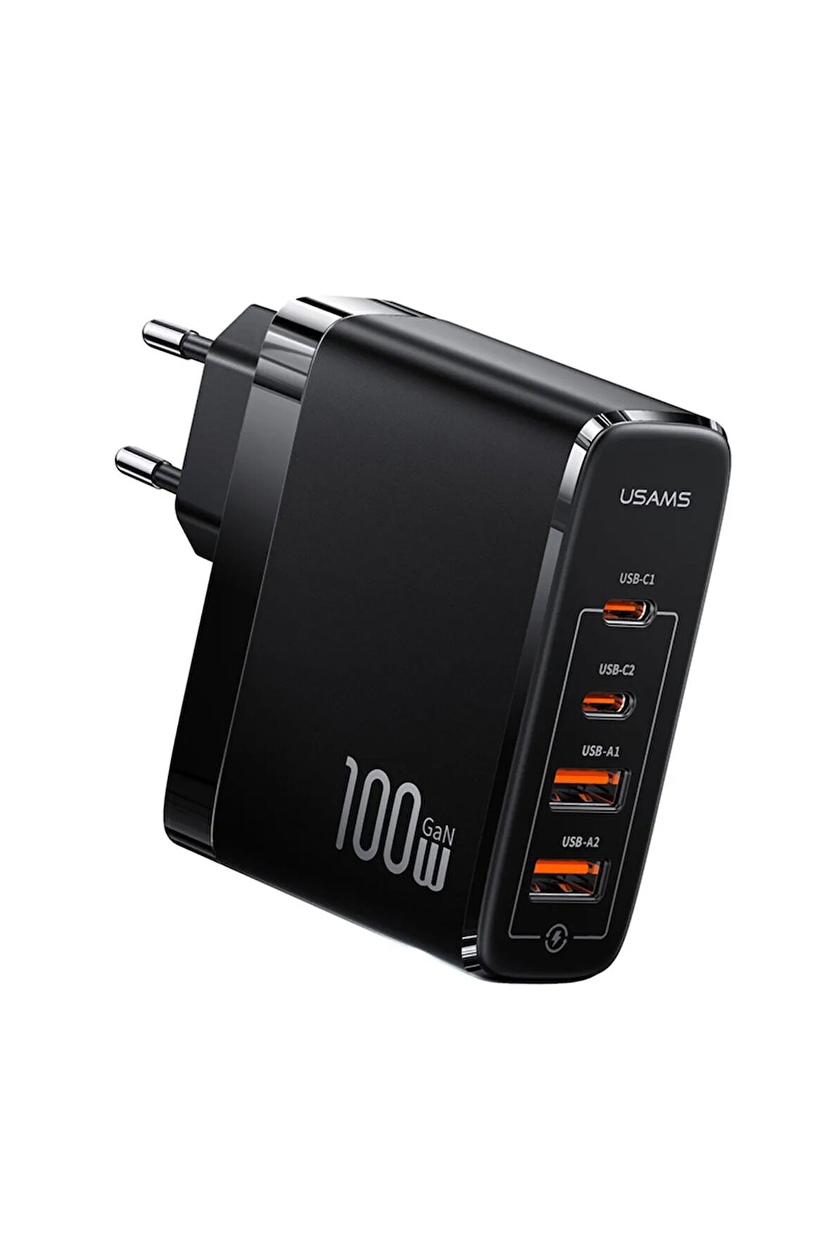 USAMS US-CC145 T44 100W 2 USB + 2 Type-C 100W GAN Şarj