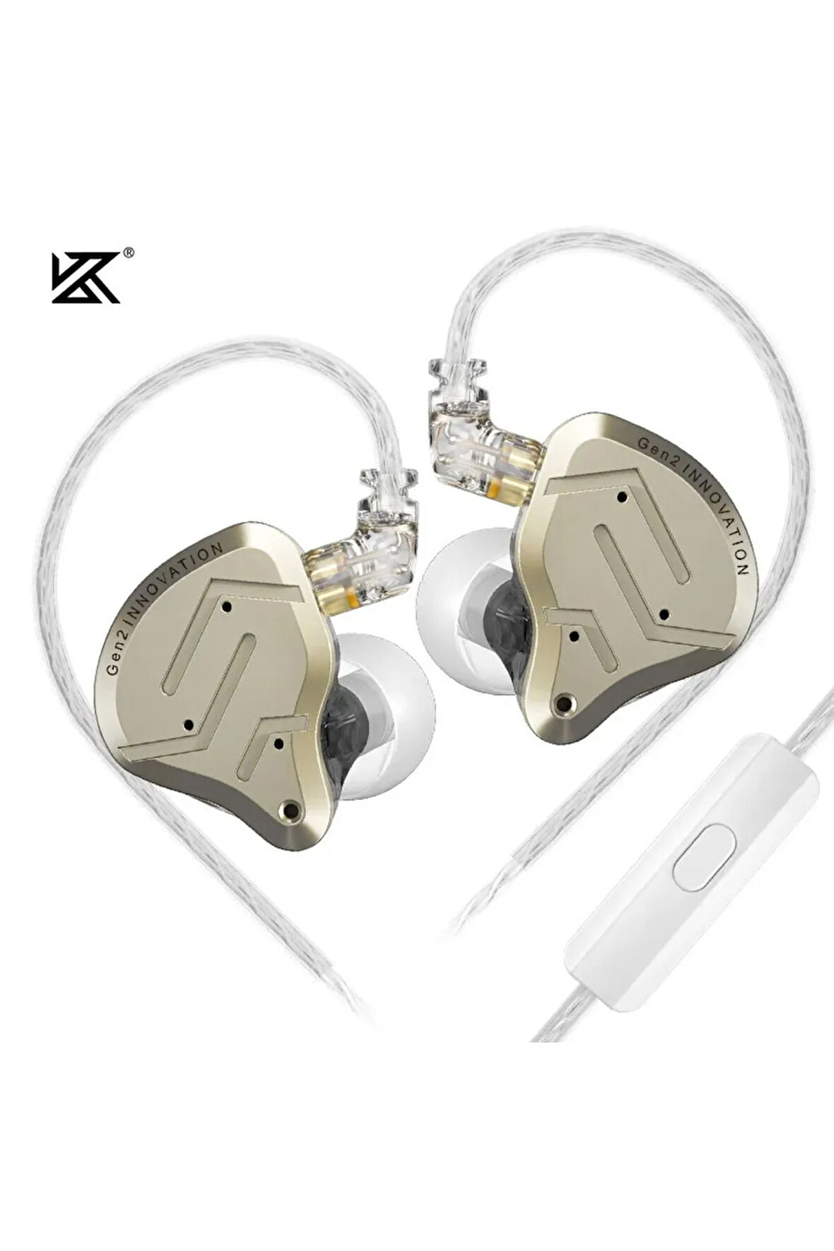 KZ ZSN Pro 2 1BA+1DD Hibrid Sahne iEM İn Ear Kulaklık Mikrofonlu