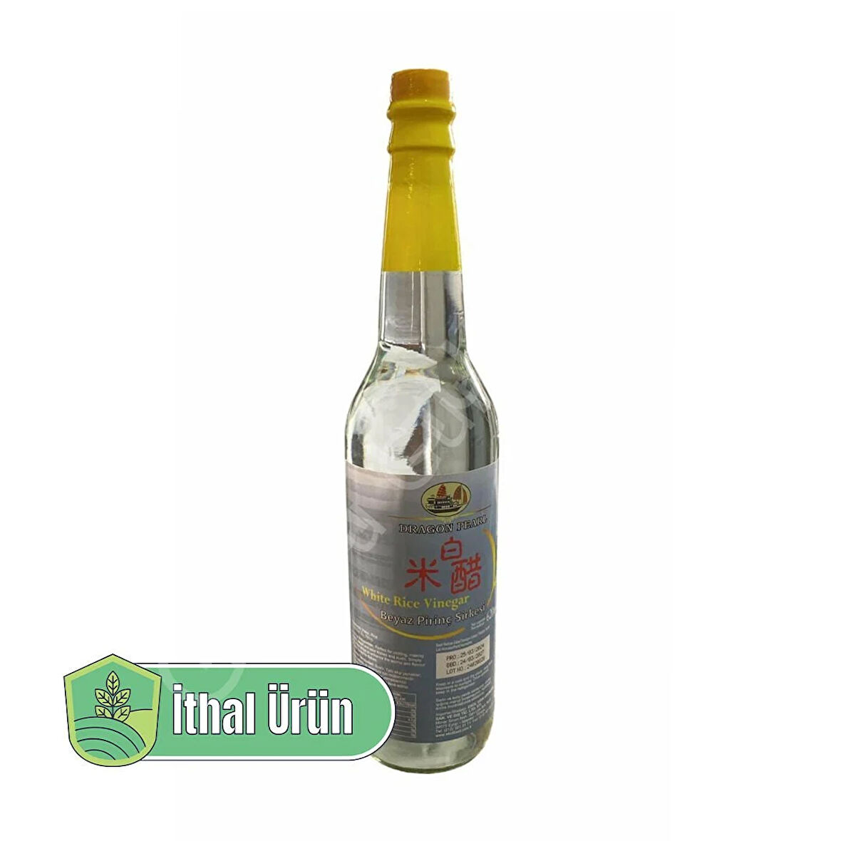 Dragon Pearl Beyaz Pirinç Sirkesi 1 Kg