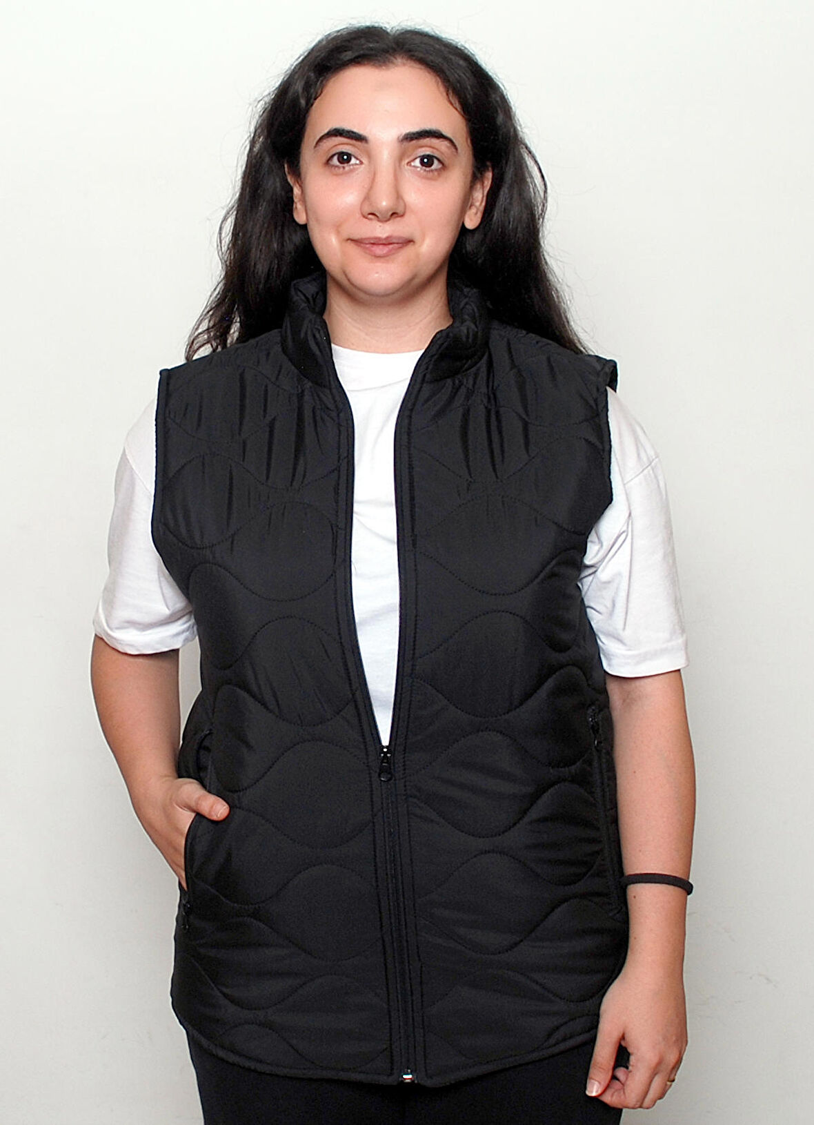 Soğan Desen Slimfit Kapitone Şişme Yelek