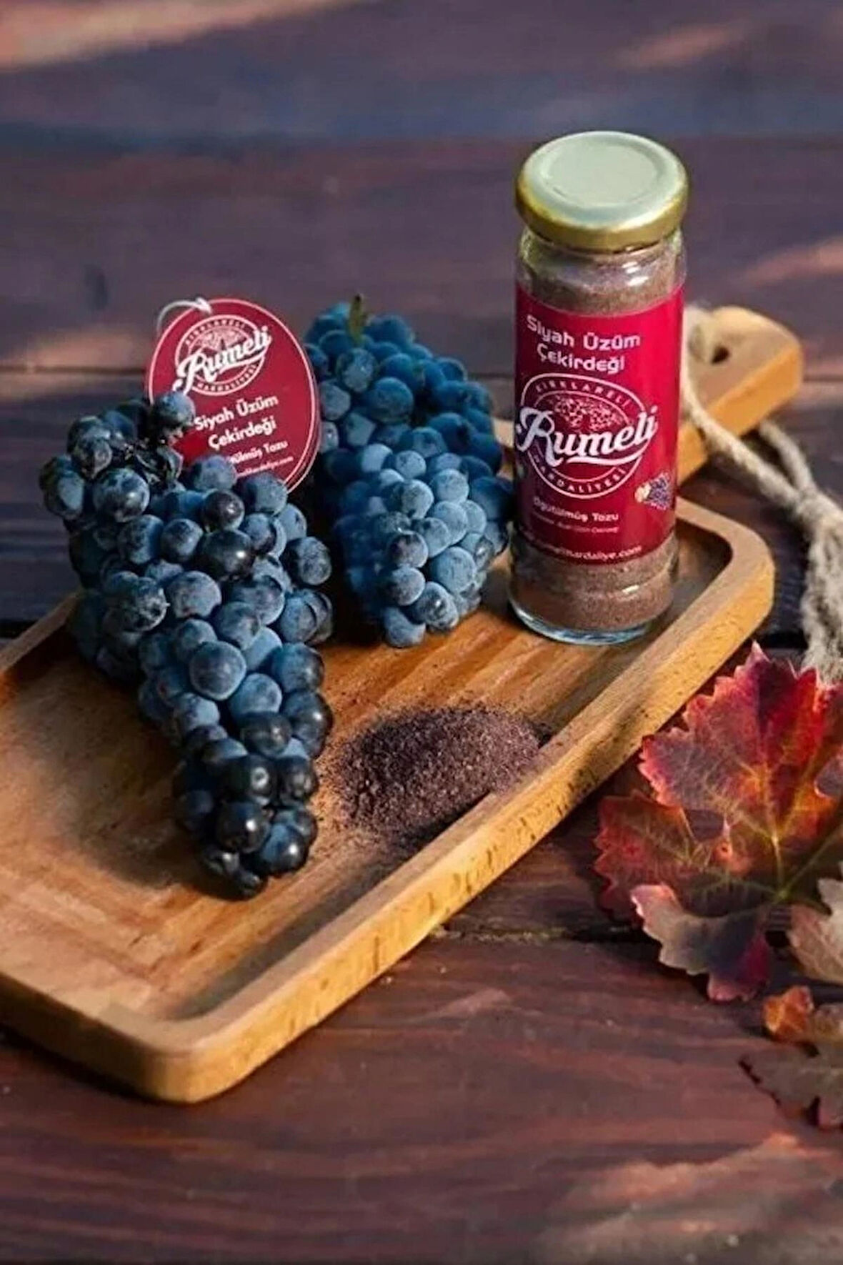 Öğütülmüş Siyah Üzüm Çekirdeği 70gr