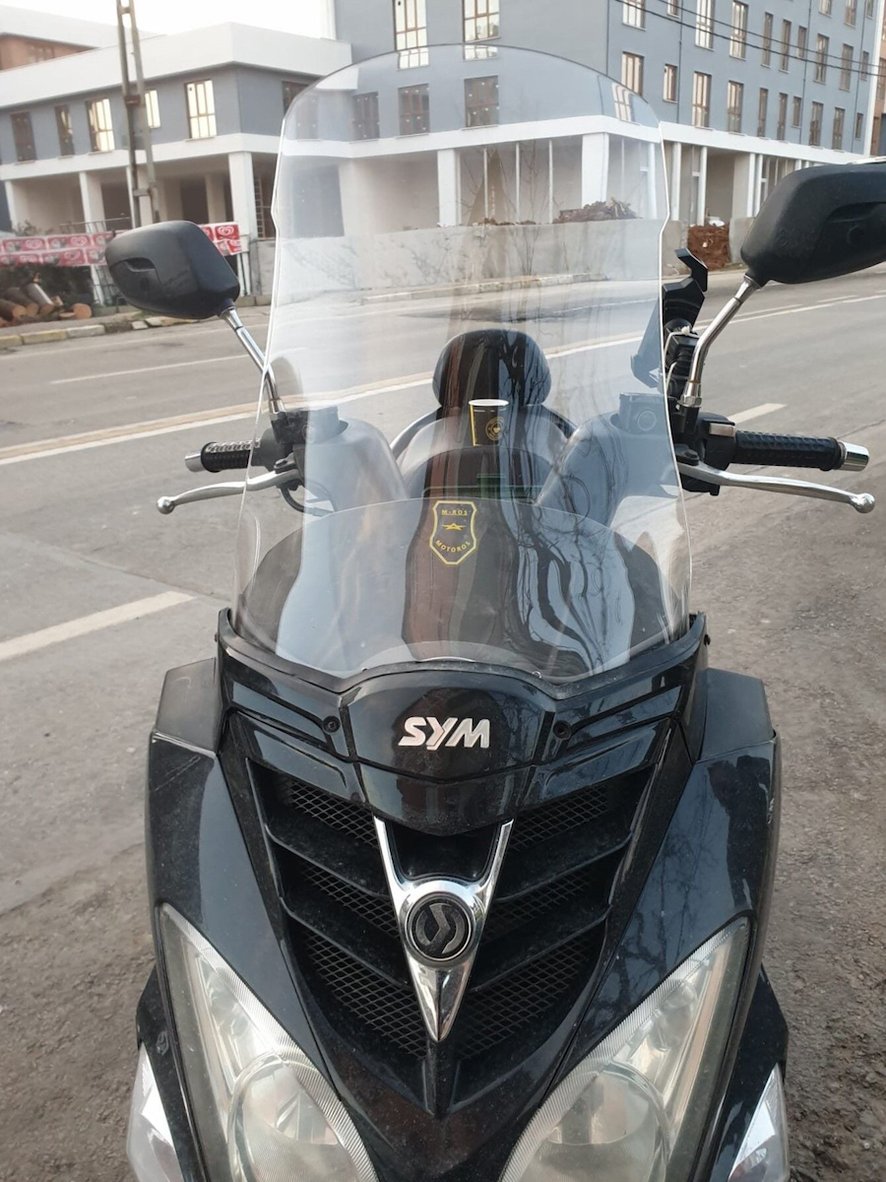 Joyride Model MOTOCAM SYM Joyride 200 Ön Cam 2009-2018 Model 53cm Şeffaf Renkli 4mm ...