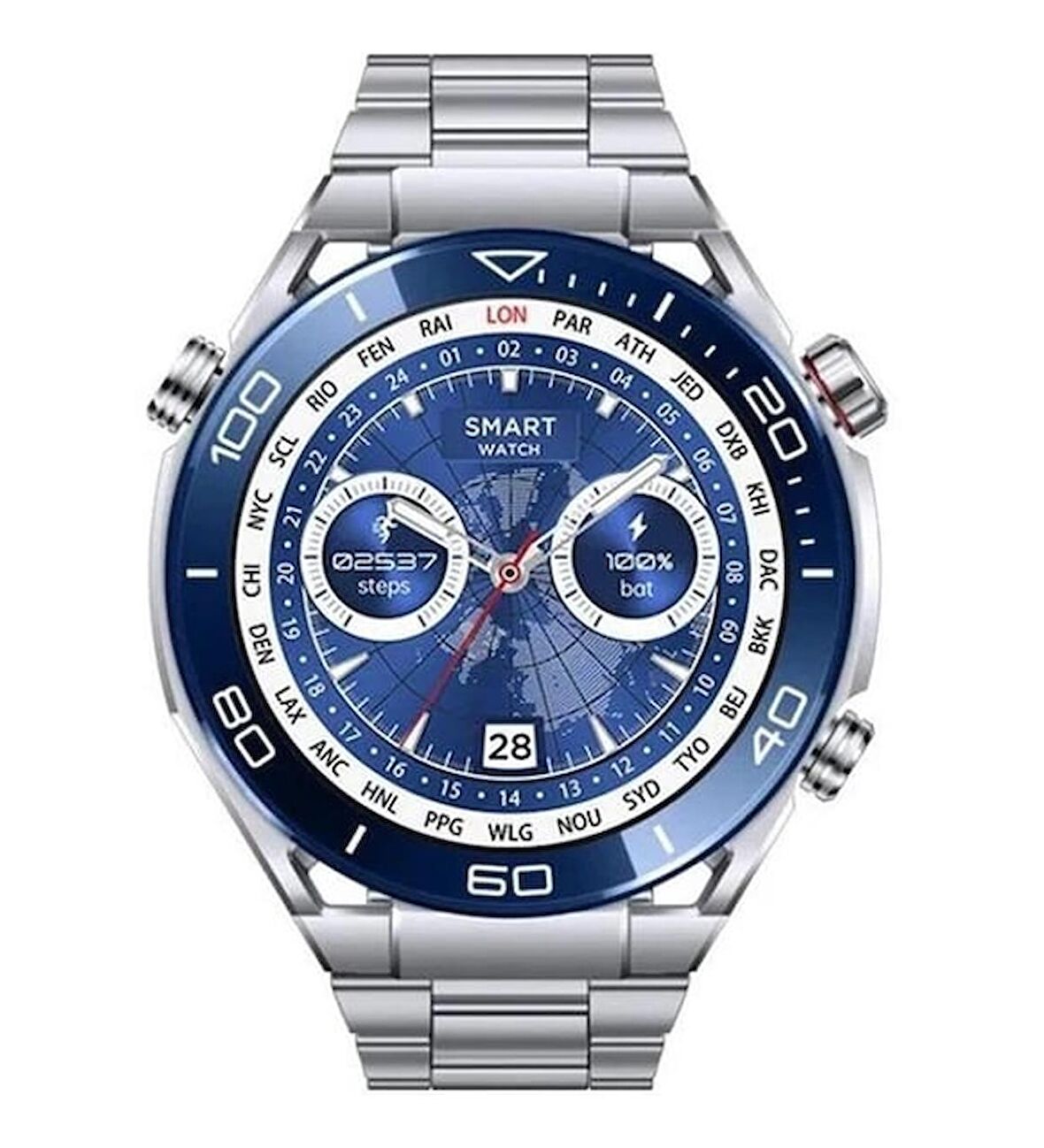 ios Android Uyumlu Watch Classic Sk4 Ultimate 49mm 1.45' Tam Ekran Gps/sesli Asistan Akıllı Saat