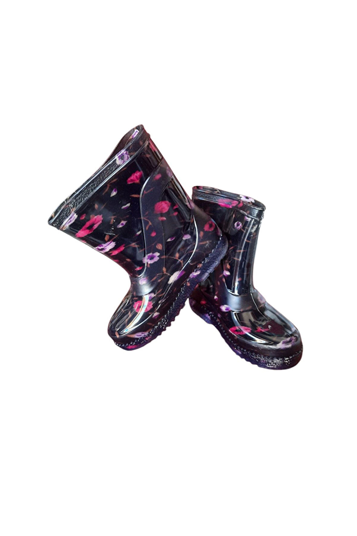 Desenli Çocuk Çizmesi Astarsiz