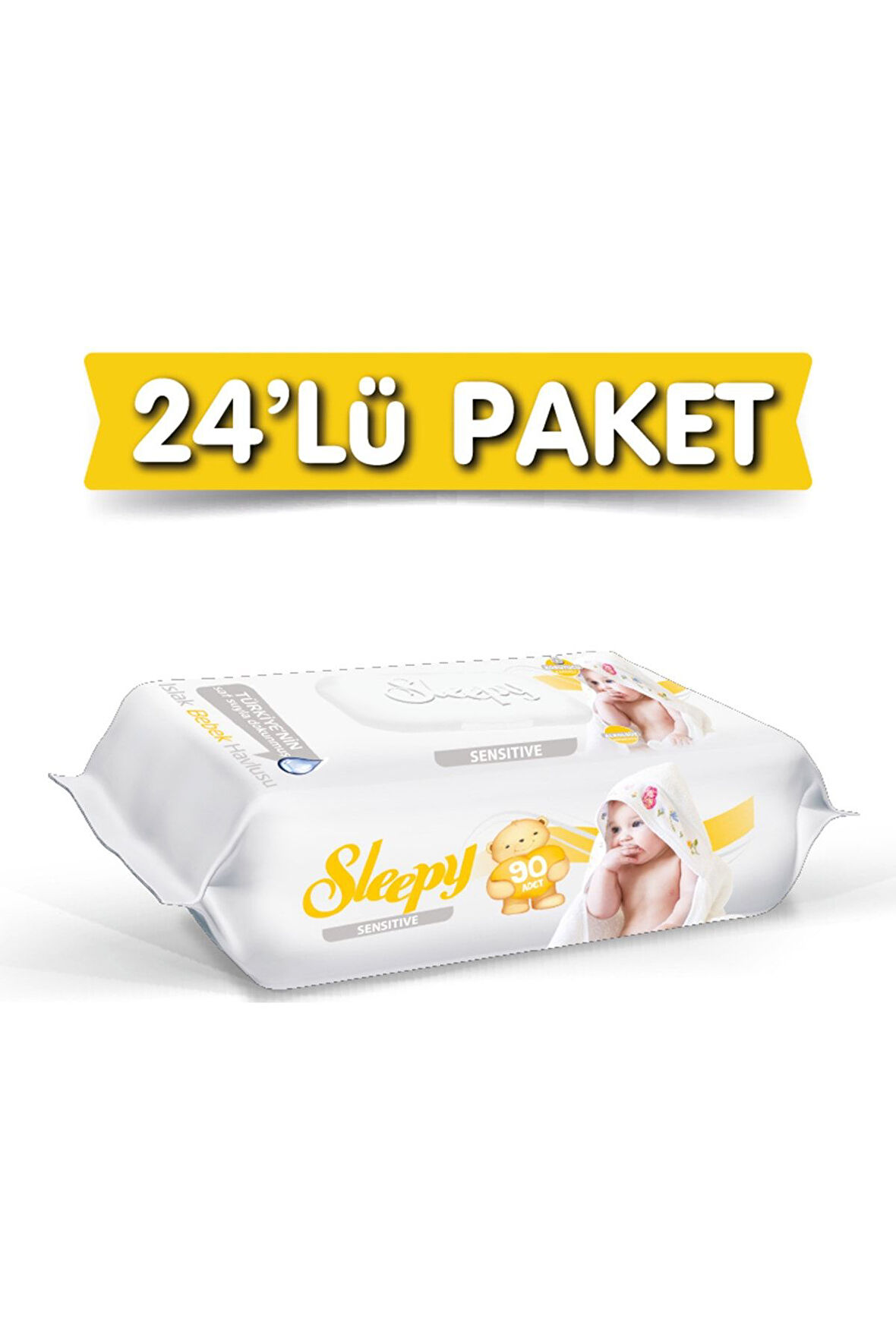 Sleepy Sensitive Islak Mendil 24'lü Paket 2160 Yaprak