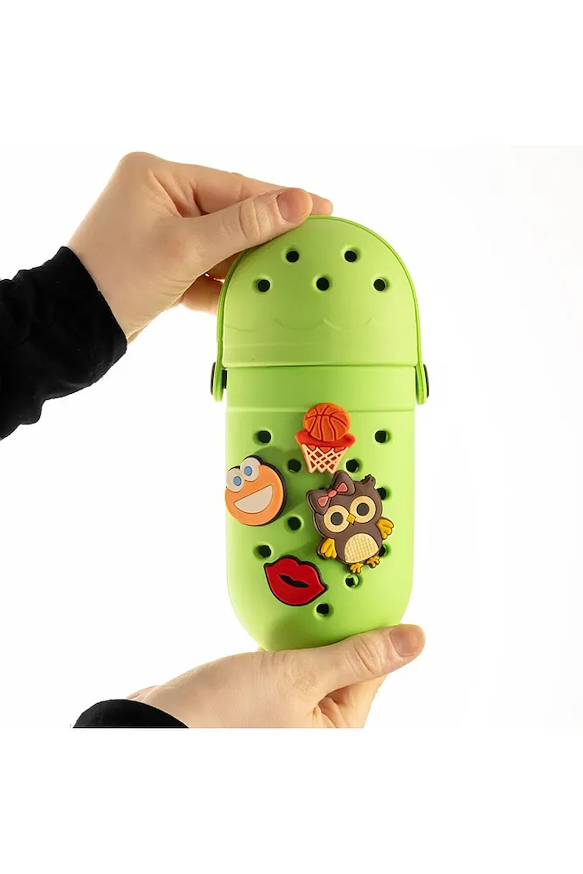 Silicon Kalem Kutusu, Crocs Süslü Kalemlik,