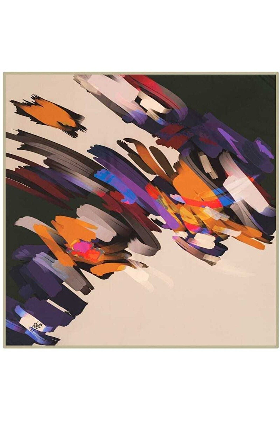 Vizom Aker Polyester Twil Eşarp 952