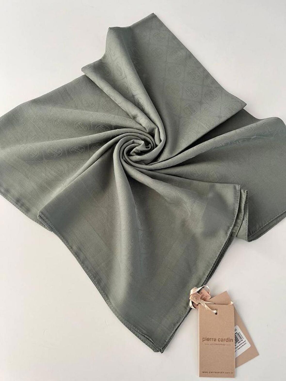 Mint Yeşili Pierre Cardin Eşarp