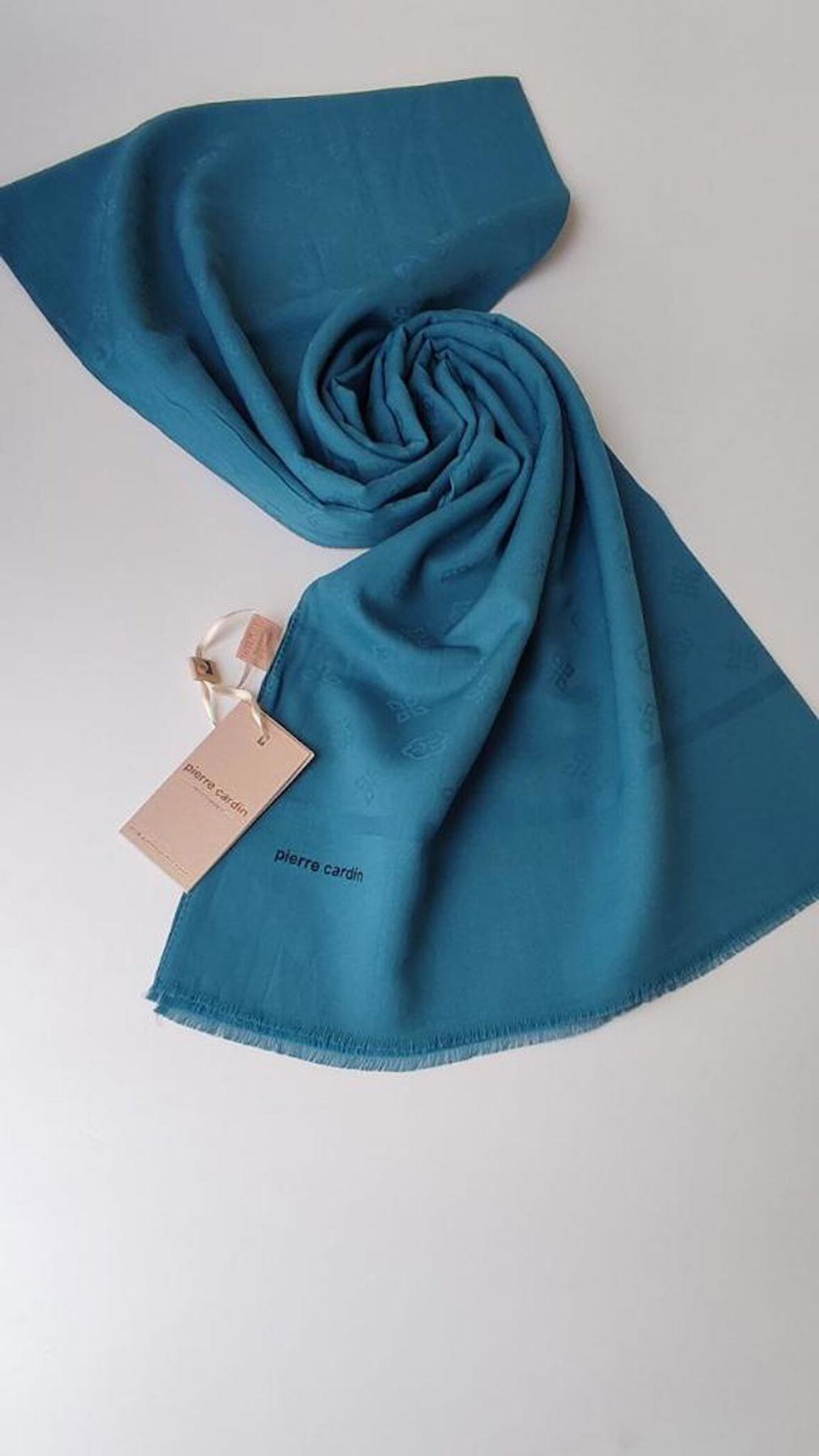 Petrol Mavisi Pierre Cardin Cotton Şal