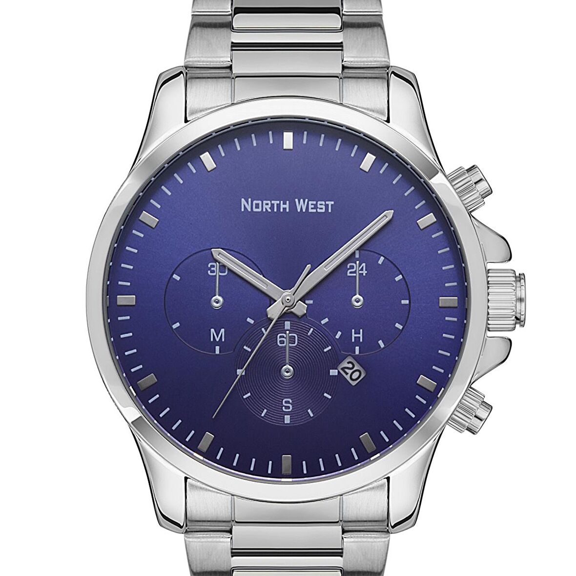 North West Analog Erkek Çelik Kordon Kol Saati NW-2105-B