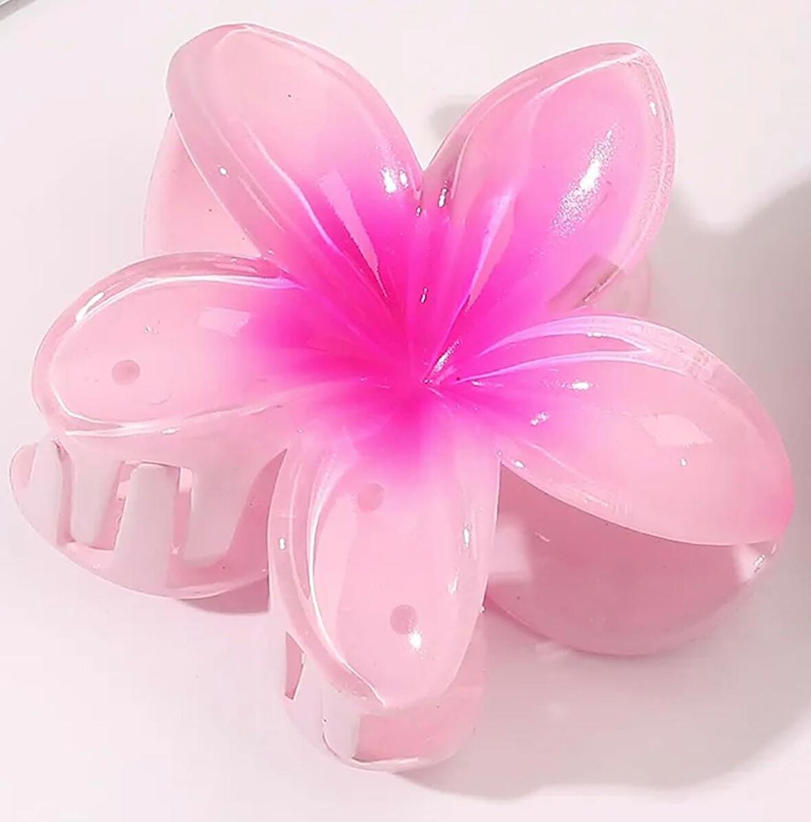 Kadın Lotus Saç Tokası 4cm. (Pembe)