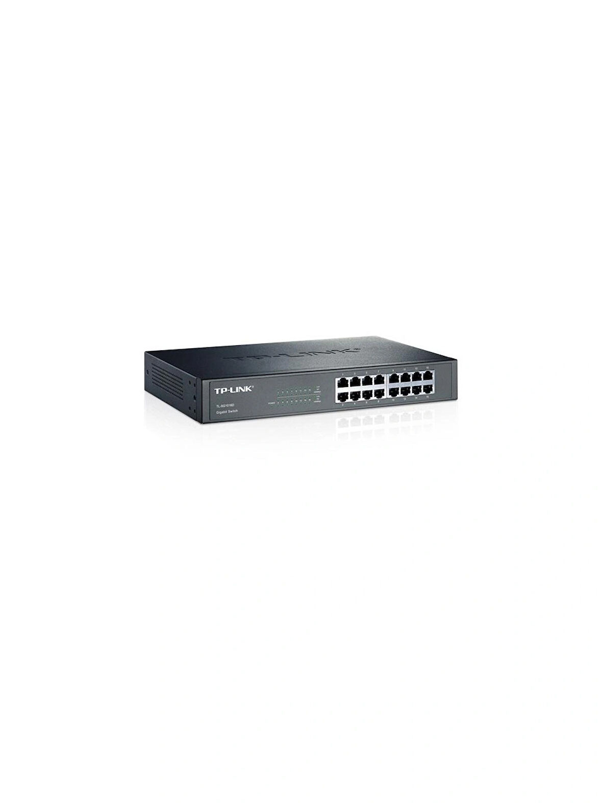 TP-LINK TL-SG1016D 16-Port 10/100/1000Mbps Tak ve Kullan % 40 Enerji Tasarruflu Gigabit Switch