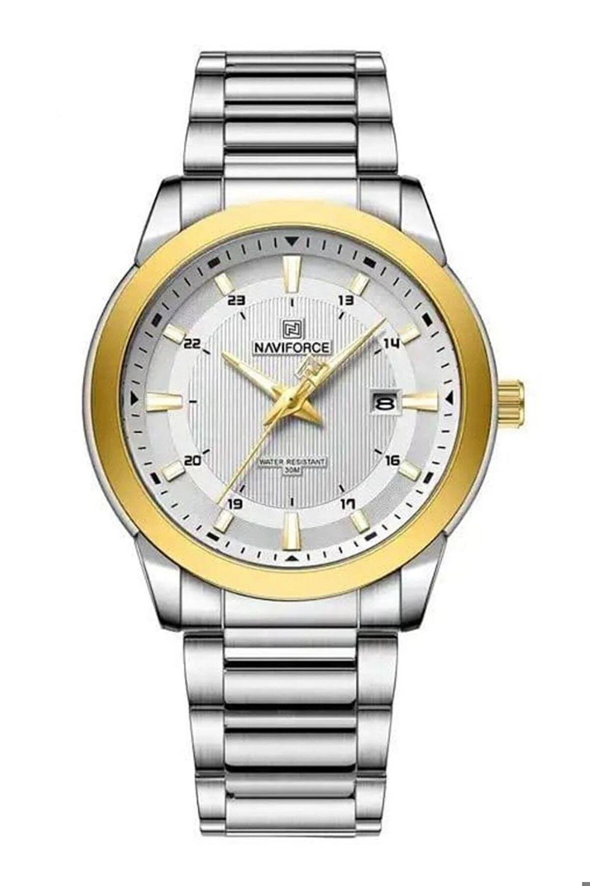 Naviforce Erkek Kol Saati Analog Çelik Kasa Çelik Kordon