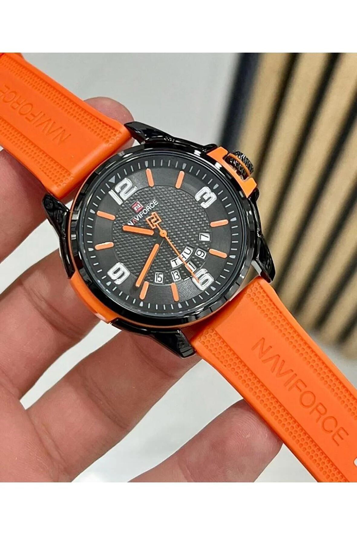 Naviforce Digital Analog Silikon Kayışlı Kol Saati