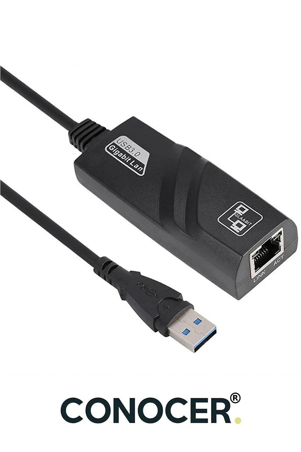 Usb 3.0 To Ethernet Çevirici Dönüştürücü Adaptör (Gigabit Destekli Yüksek Kalite)