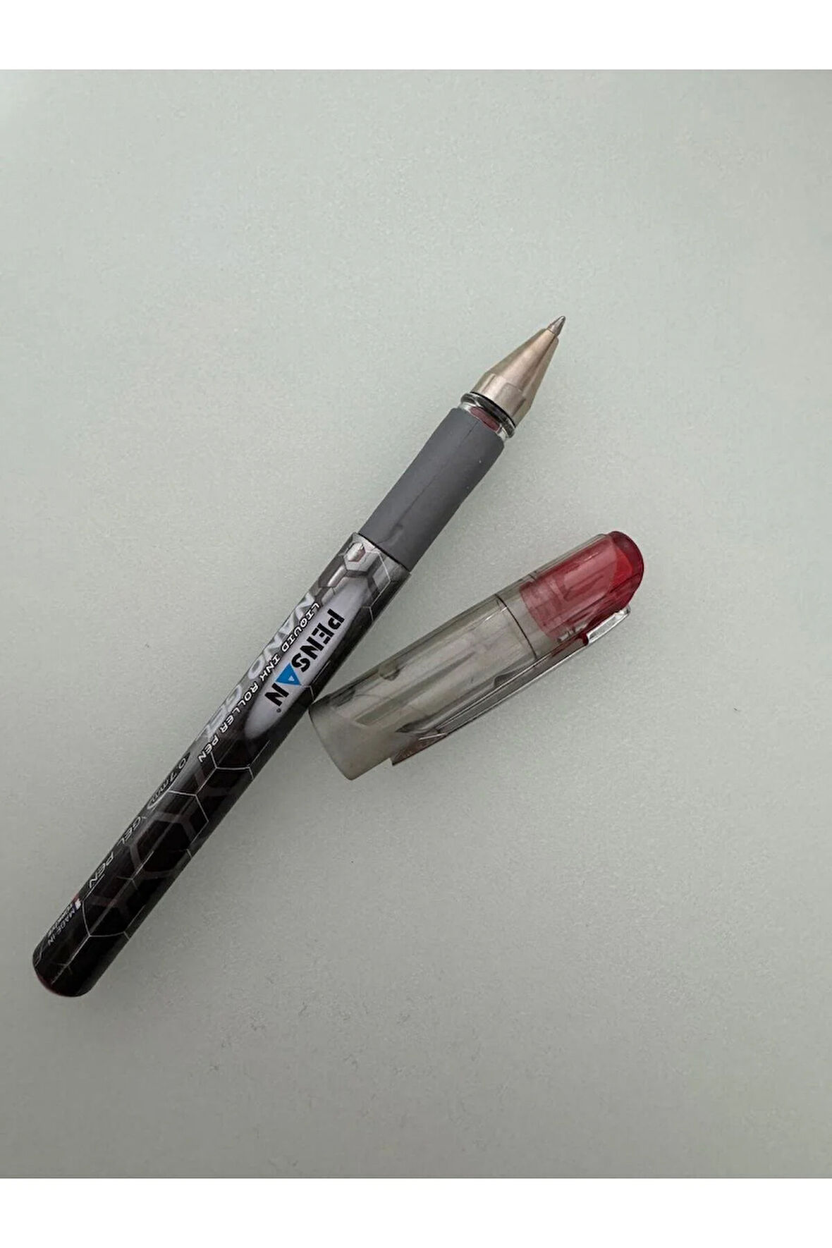 Roller Kalem Nano Gel Jel Bilye Uçlu 0.7 MM Kırmızı (1 Adet)