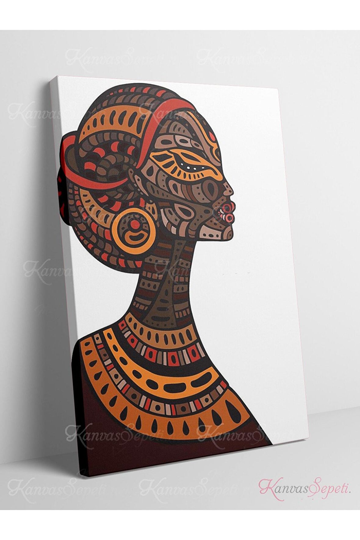 Soyut Dekoratif Vintange Retro Bohe Bohem Boho Bohom Art Vektorel Abstract Color Canvas Kanvas Tablo
