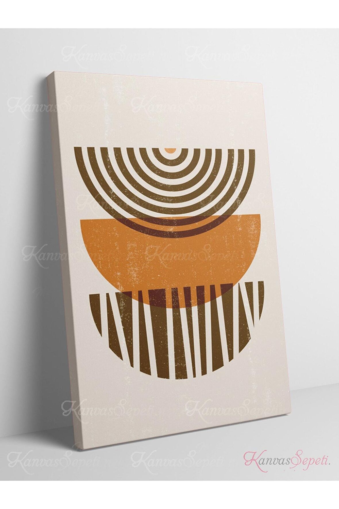 Soyut Dekoratif Vintange Retro Bohe Bohem Boho Bohom Art Vektorel Abstract Color Canvas Kanvas Tablo