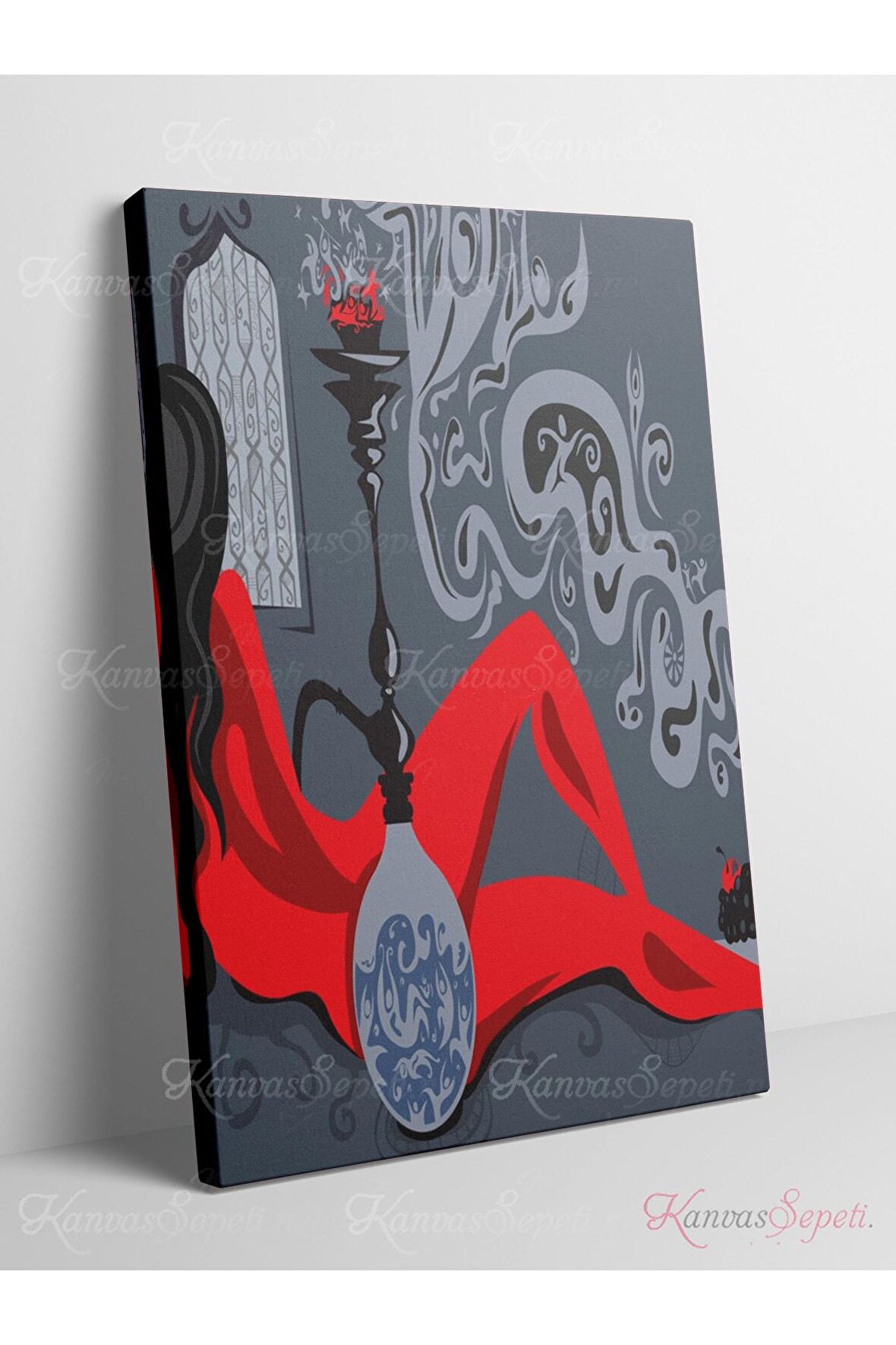 Soyut Dekoratif Vintange Retro Bohe Bohem Boho Bohom Art Vektorel Abstract Color Canvas Kanvas Tablo