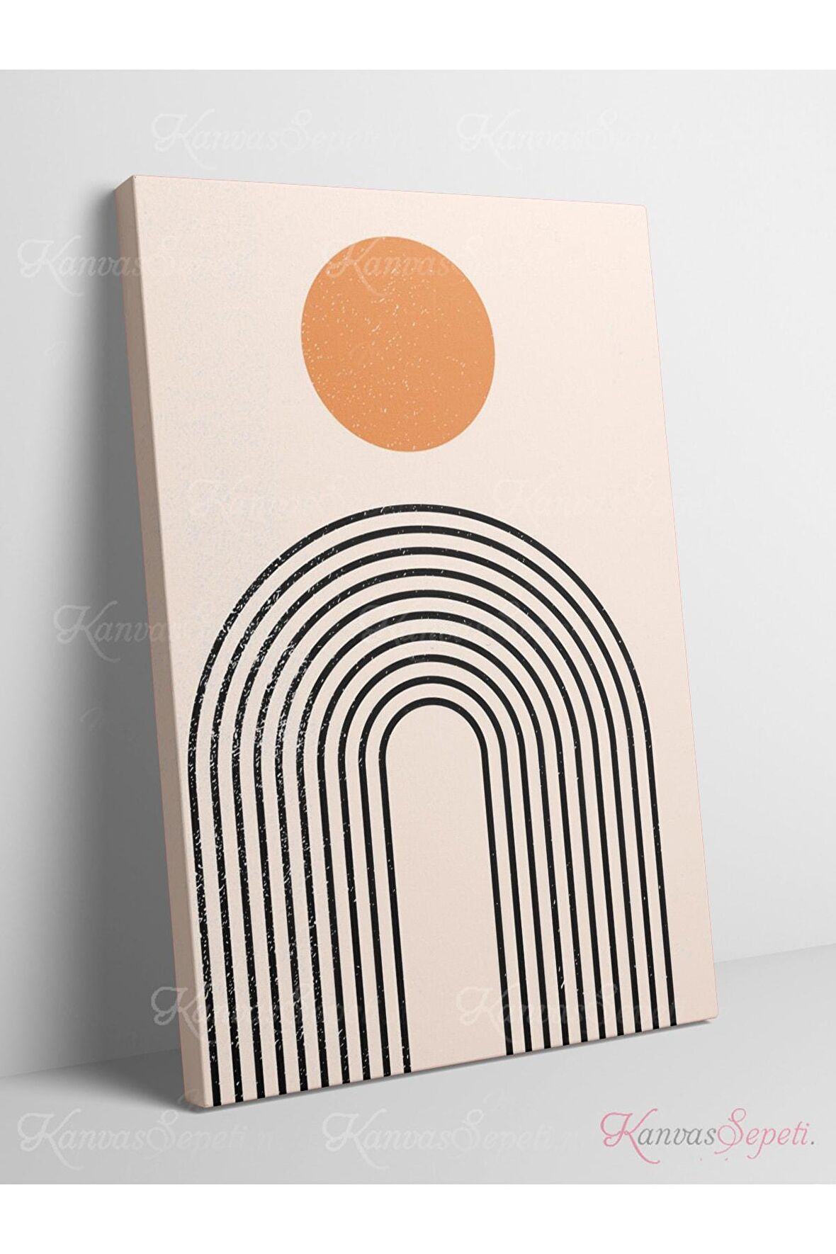 Soyut Dekoratif Vintange Retro Bohe Bohem Boho Bohom Art Vektorel Abstract Color Canvas Kanvas Tablo
