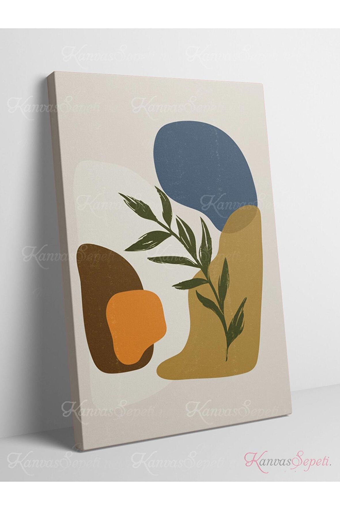 Soyut Dekoratif Vintange Retro Bohe Bohem Boho Bohom Art Vektorel Abstract Color Canvas Kanvas Tablo