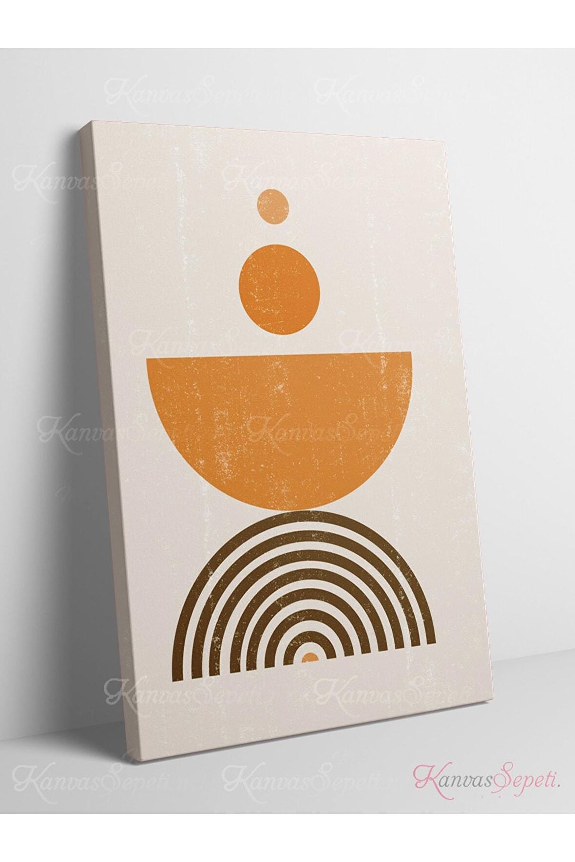 Soyut Dekoratif Vintange Retro Bohe Bohem Boho Bohom Art Vektorel Abstract Color Canvas Kanvas Tablo