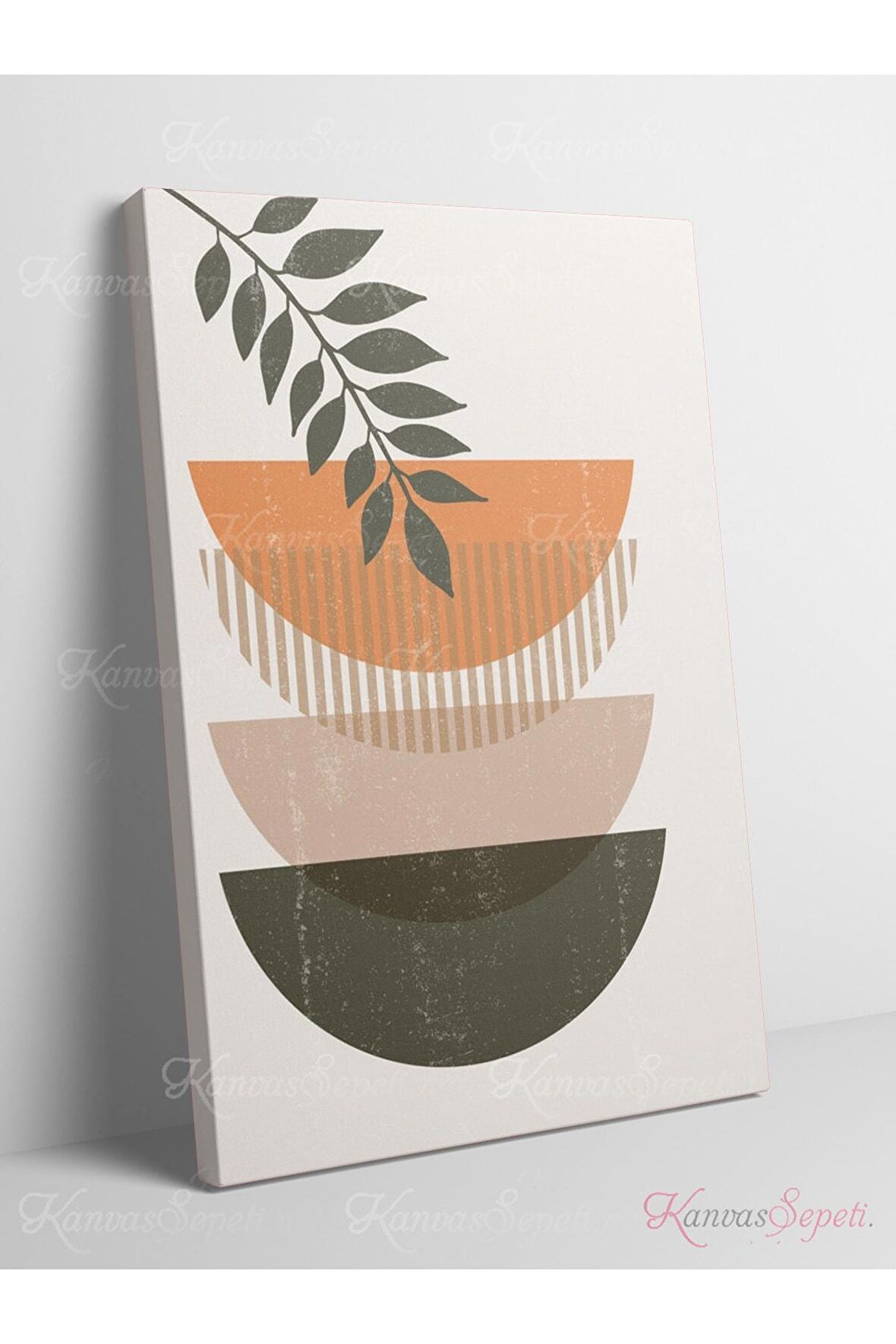 Soyut Dekoratif Vintange Retro Bohe Bohem Boho Bohom Art Vektorel Abstract Color Canvas Kanvas Tablo