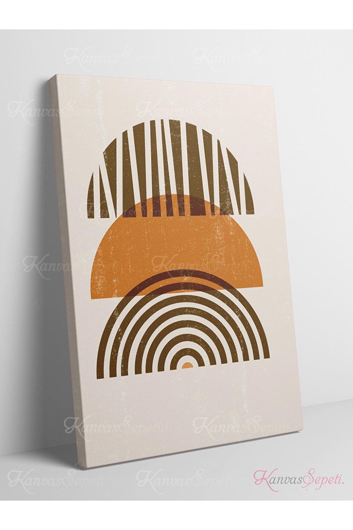 Soyut Dekoratif Vintange Retro Bohe Bohem Boho Bohom Art Vektorel Abstract Color Canvas Kanvas Tablo