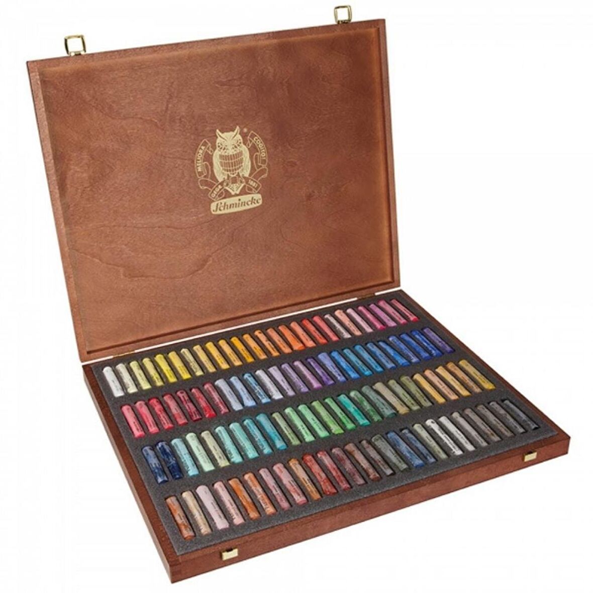 Schmincke Pastel Boya Wooden Box 100'lü Set (Ahşap Kutu)
