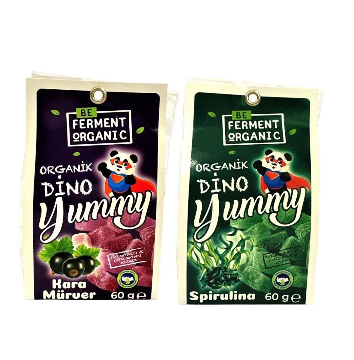 Organik Spirulina Ve Karamürver Yummy 60 G 2'li Set