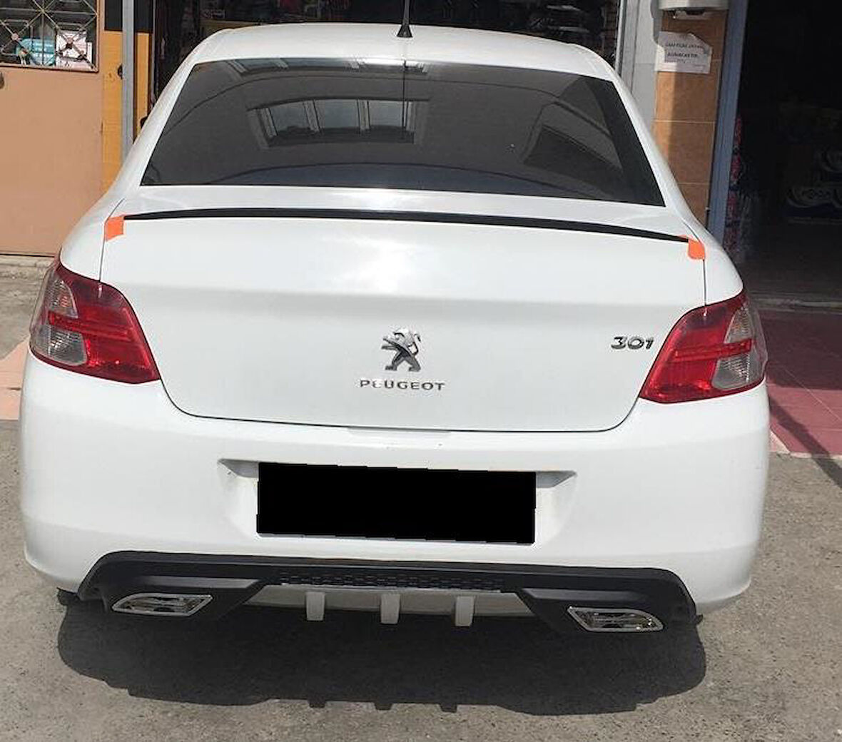Citroen C-Elysee Araca Özel Oem Spoiler Boyasız