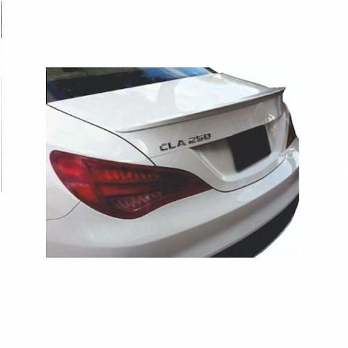 Mercedes W117 Oem Spoiler Pianoblack 