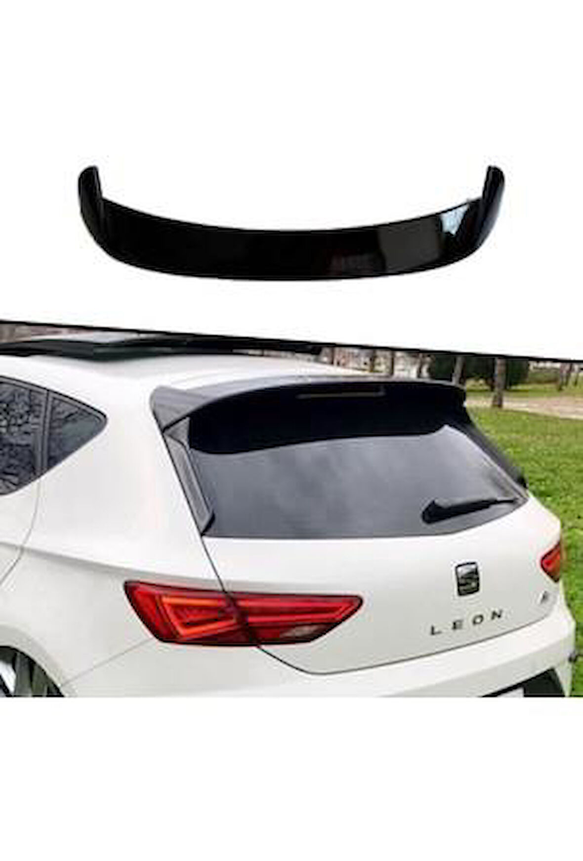 Seat Leon Oem Spoiler Pianoblack 