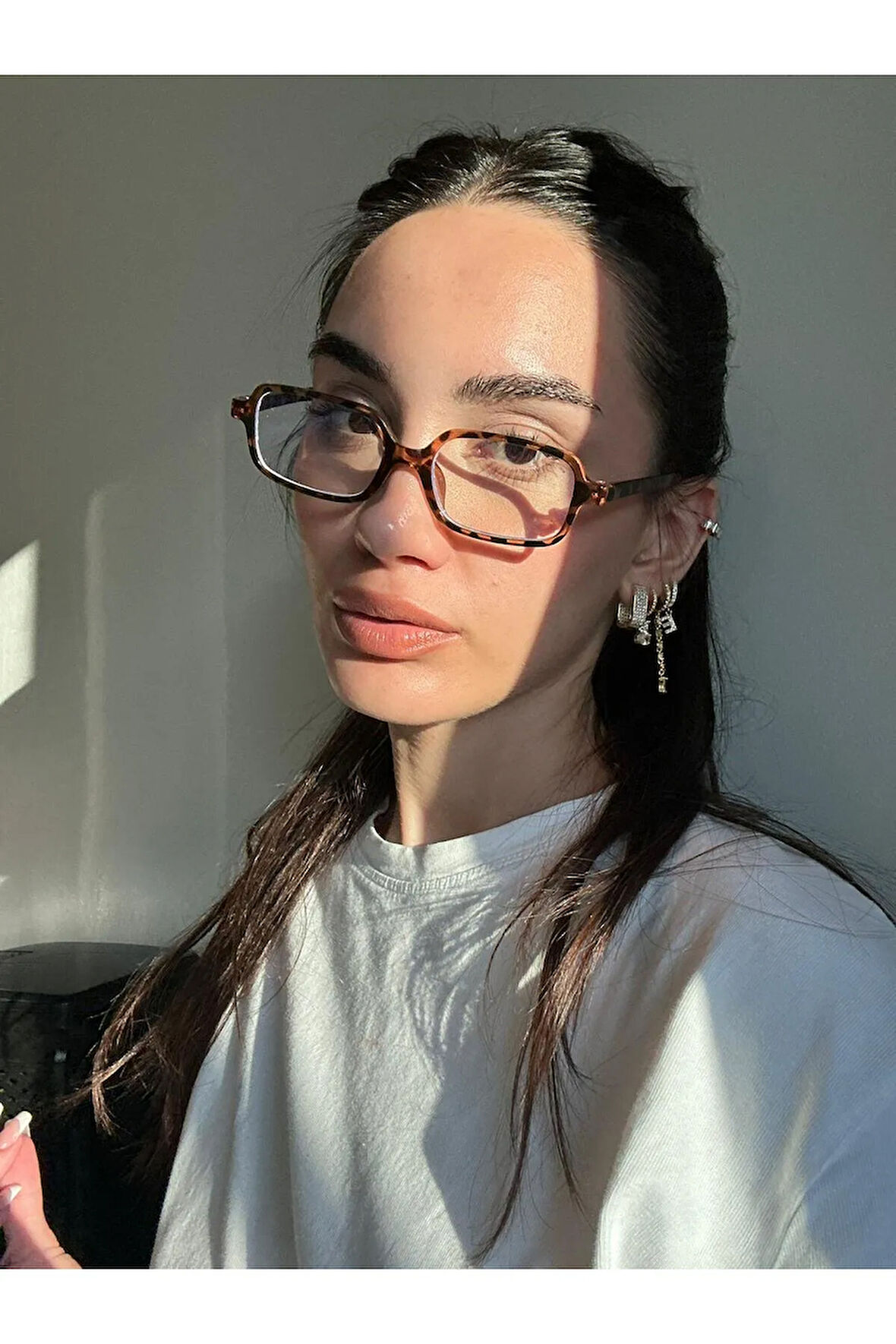 square Leopar Dikdörtgen Trend Miux Ekran okuma Gözlüğü unisex 2025 Sezon