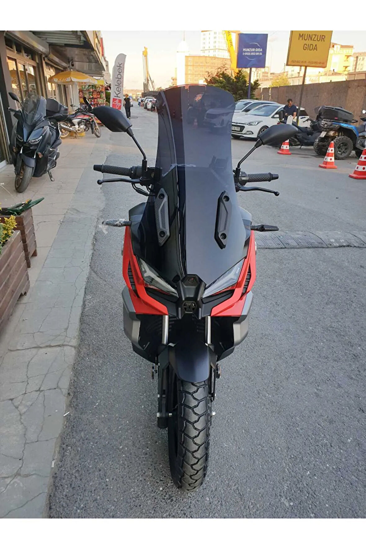 Voge SR1 ADV Siperlik Ön Cam 2023 2024 Model 71cm Siyah Renkli 4mm