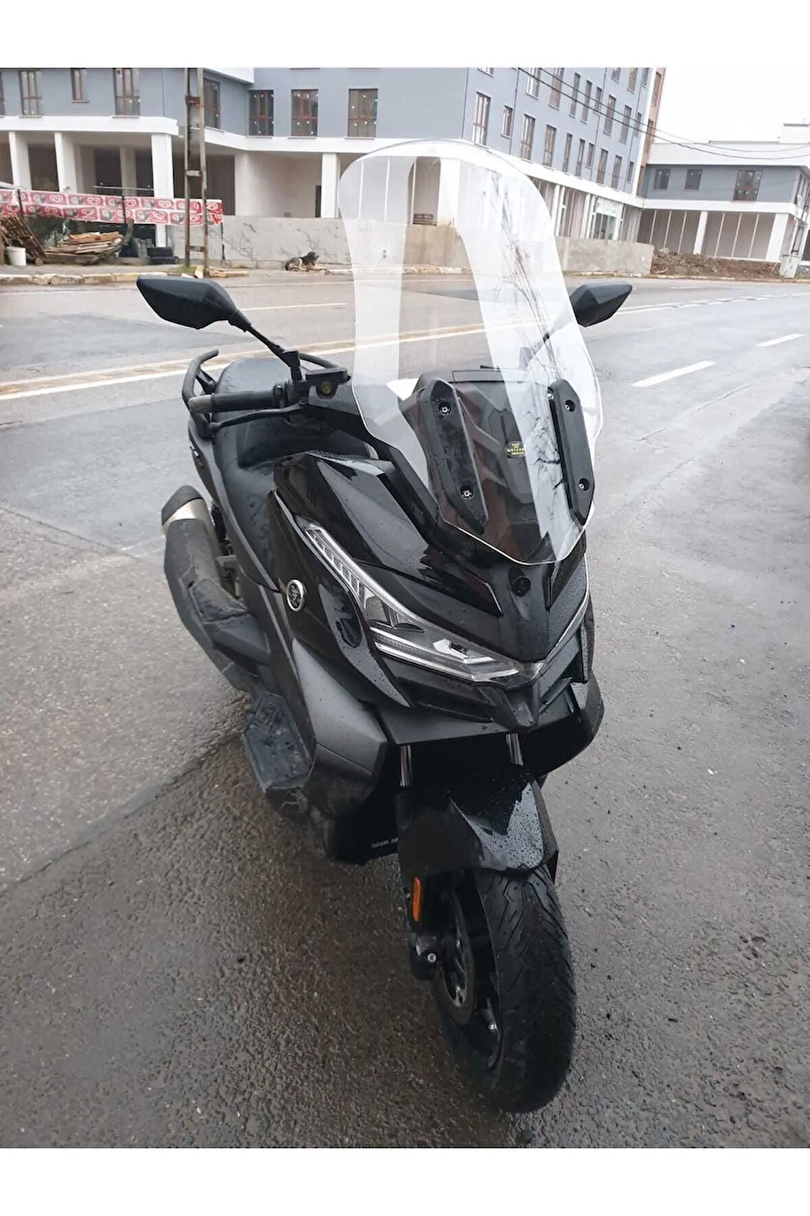 Voge SR4 Siperlik Ön Cam 2022 2024 Model 70cm Şeffaf Renkli 4mm UZUN CAM