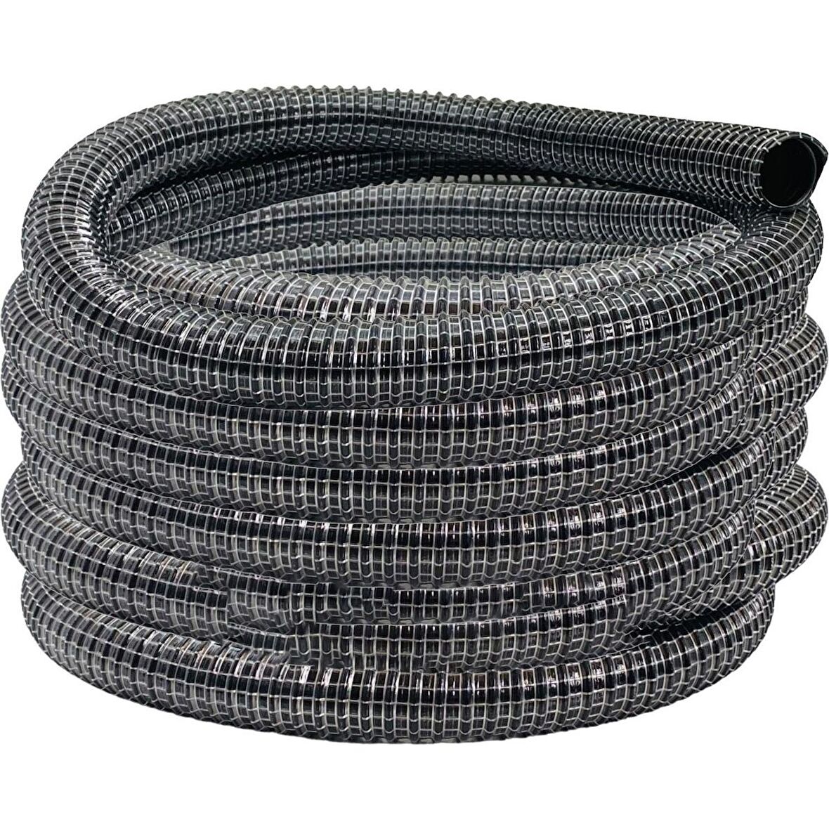 srfn ticaret (15 Metre) 38 mm Çaplı Süpürgeler Için Çelik Telli Hortum