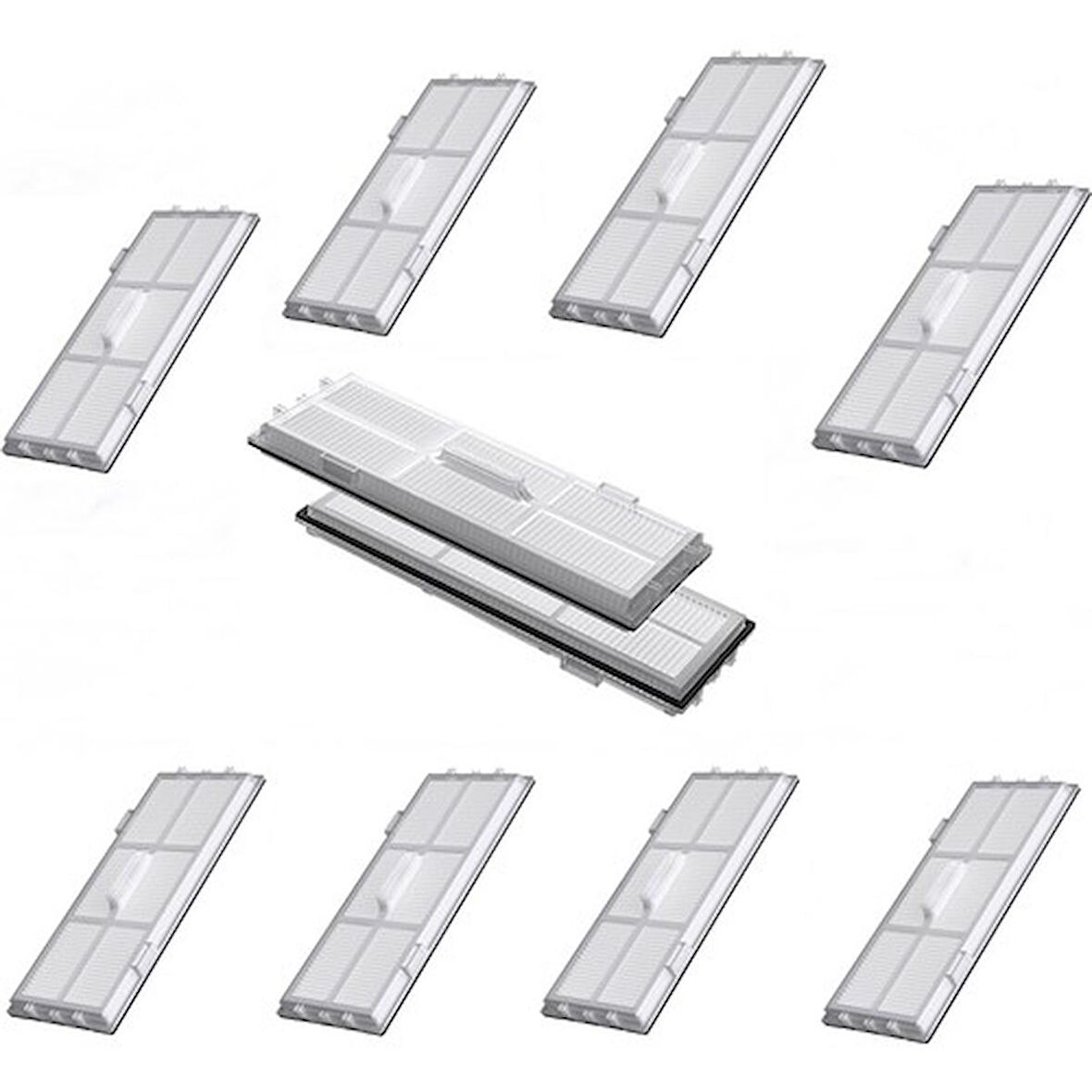 Srfn Ticaret Roborock S7 Sonic+ Hepa Filtre - 10 Adet